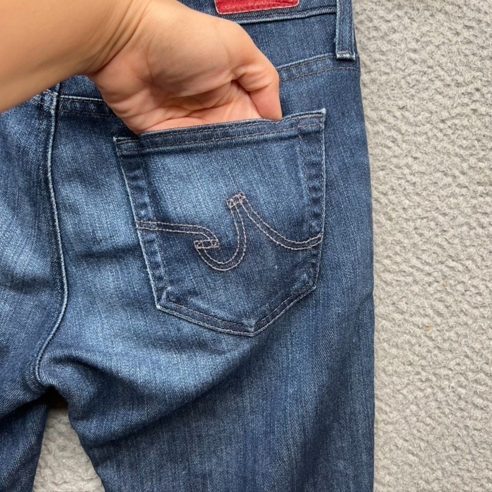 Ag Adriano Goldschmied The Ballad Slim Boot Cut Jeans Womens 27 US 4 Blue Denim - Picture 8 of 14